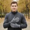 Solid Color Winter Warm Gloves Full Finger Sports Mittens Comfortable Cycling Gloves  Autumn Winter