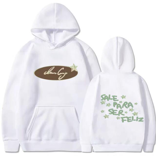 2025 American-Style Star Print Hooded Sweatshirt - Casual, Loose Fit for Autumn and Winter