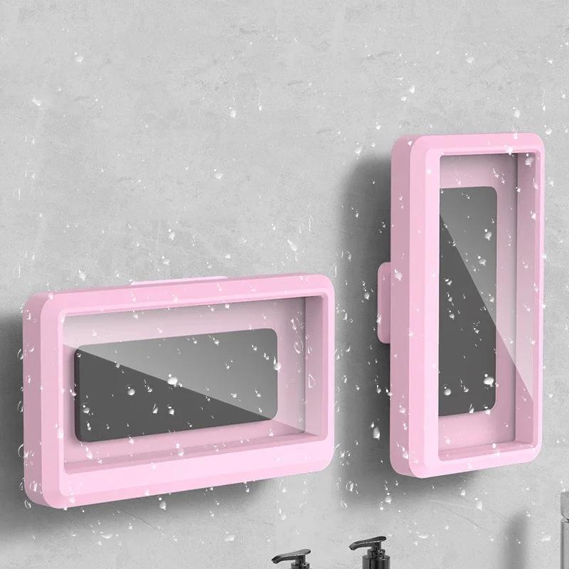 360 Rotation Waterproof and Anti-fog Mobile Phone Case for Bathroom Shower Phone Holder Waterproof Can Be Touched Shower Phone