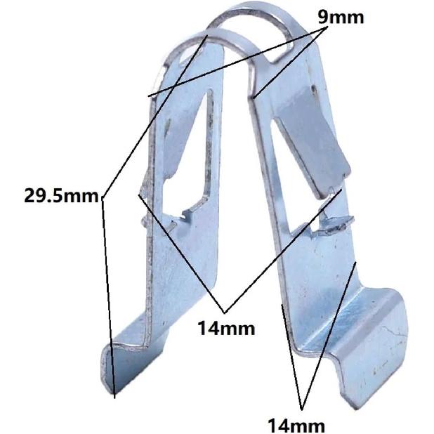 10PCS Car Ceiling Handle Clip Roof Handle Interior Trim Panel Fastener Rivet