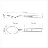 Tramontina Wooden Handle Table Spoons, 19cm, Traditional Style, Set of 3, Blister Pack, Lightweight, Natural Wood, Made in Brazil, 22203/300 TRAMONTIN