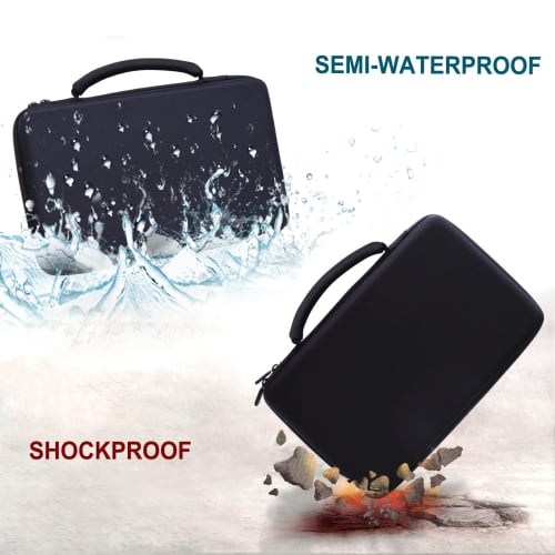 LTGEM DJ Mixer Case for Numark Party Mix II or Hercules DJControl Mix Ultra DJ Controllers, Internal Dimensions: 13.5 X 8.3 X 1.2 Inches (Case Only)