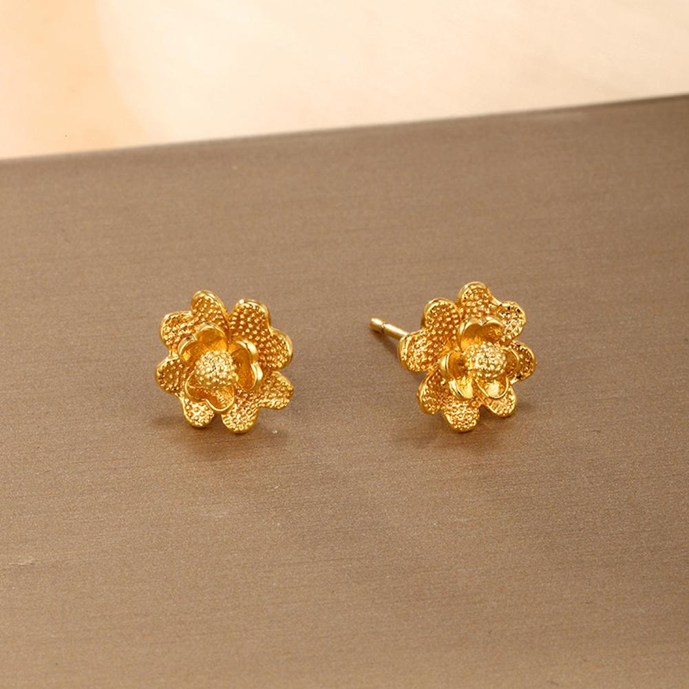 Vintage Earrings Flowers Ear Studs For Girl Simple Jewelry Fashion Classic Earrings Jewelry Party Gifts