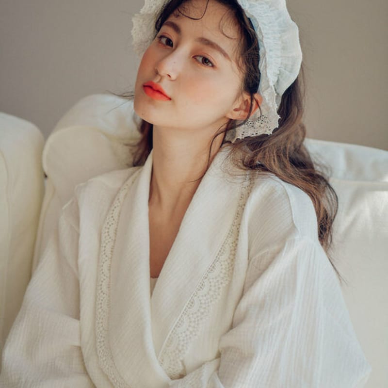 

LUNALUZ STUDIO Женская двухсторонняя моющая повязка «Суфле» (2С) navy free