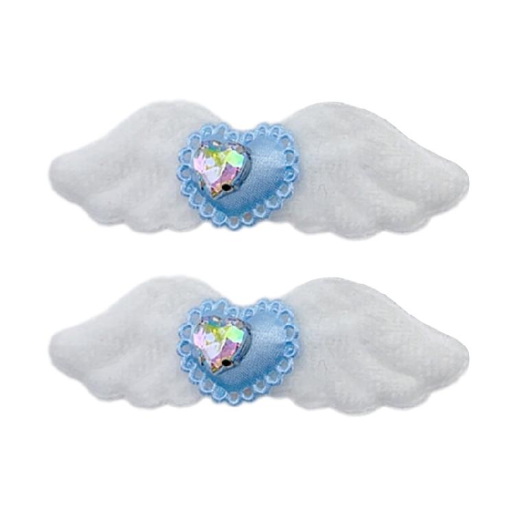 Plush Wing Hair Pin Teen Adult Carnivals Ponytail Braids Comfortable Hair Clip