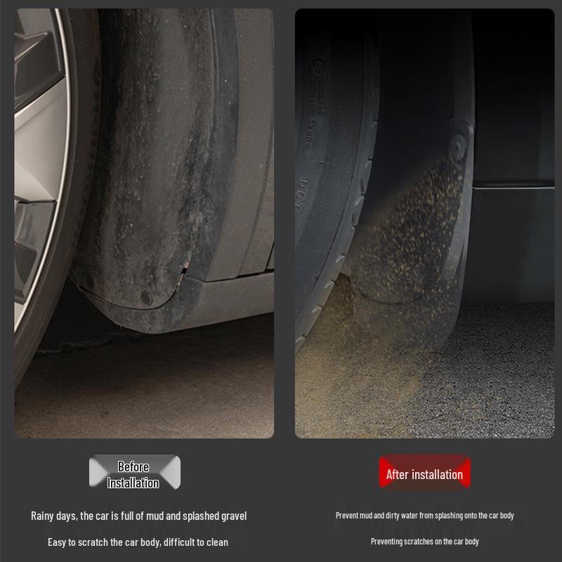 Vylepšené TPE lapače nečistot pro Model 3 Tesla - Přeshraniční příslušenství