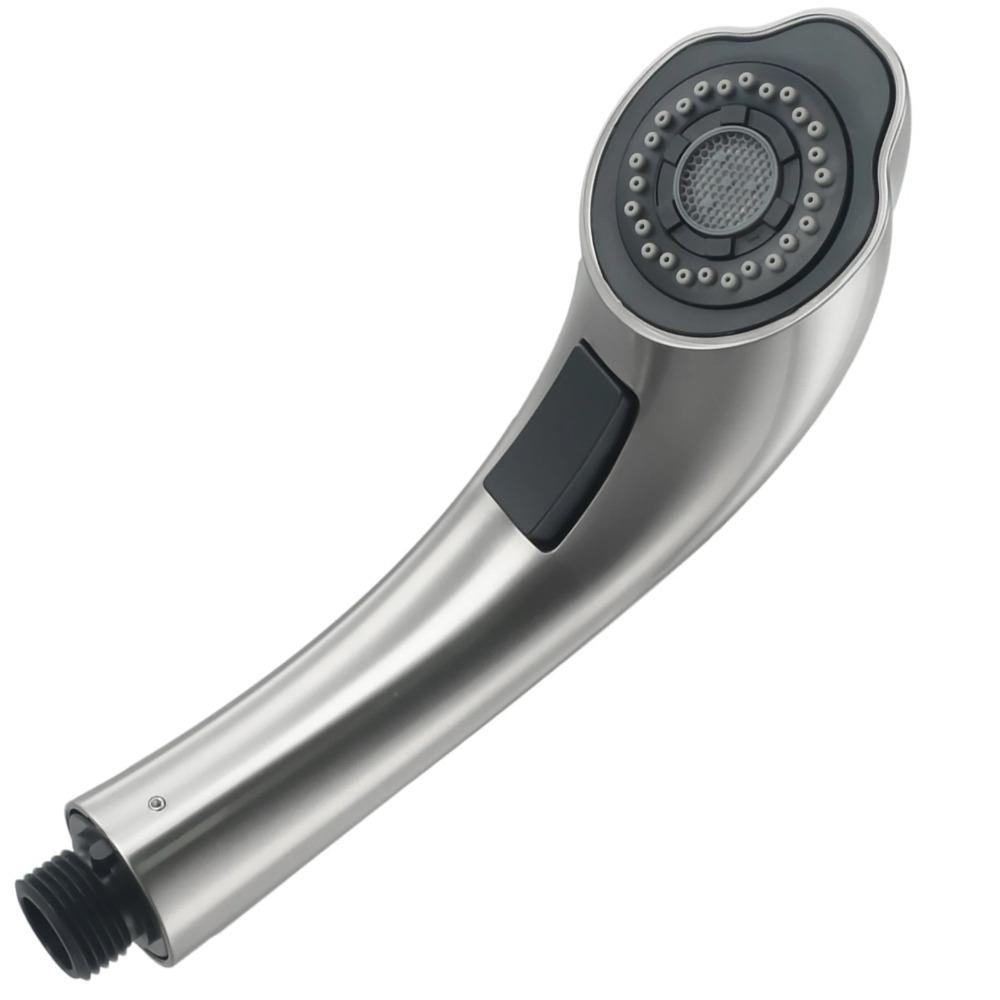 

ABS Смеситель с выдвижным изливом Насадка высокого давления Распылительная головка Универсальный Смеситель для кухонной мойки Ванная комната серебряный