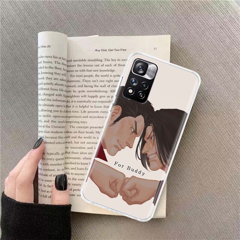 Yakuza 0 Game Phone Case For Redmi Note 13 12 Pro Plus 14 15 Pro 5G 11 11T 11E 11S 10 Pro 10S 9 9S Cover Cell Clear TPU Capa Cas