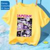 Toddler Girl Clothes Kpop Demon Hunters Cartoon Tee Shirt Funny Gift for Fans Harajuku Cool Kids T-shirts Summer Tops