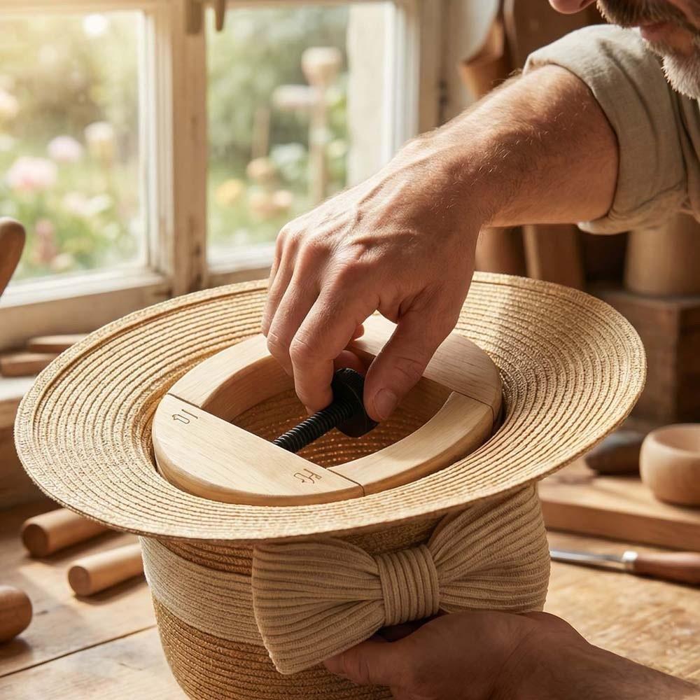 Verstellbare Cowboy Baseball Kappenhalter Innenstütze Holz-Huthalter Hutspanner Baseball