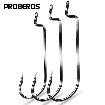 Зміцніть точне пакування гачка з вузьким черевцем, рибальський гачок із м’якою наживкою, м’який гачок для комах у Техасі