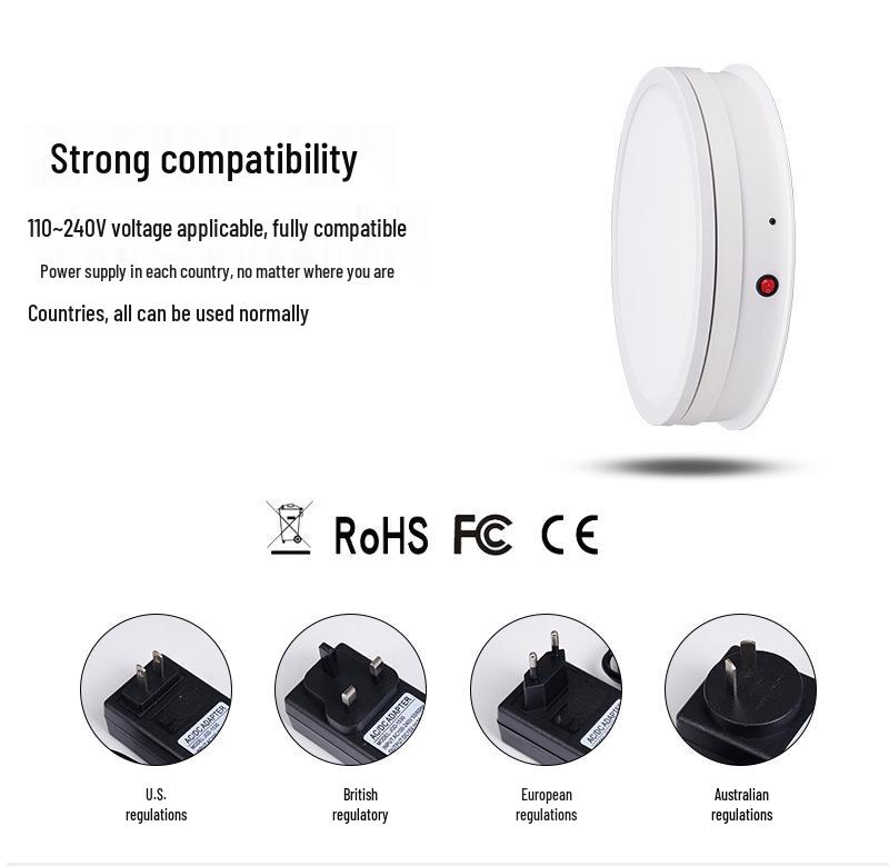360° LED Adjustable Rotating Display Stand