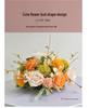 Japanese-Style Floral Art Decor: Bedside and Dining Table Arrangement