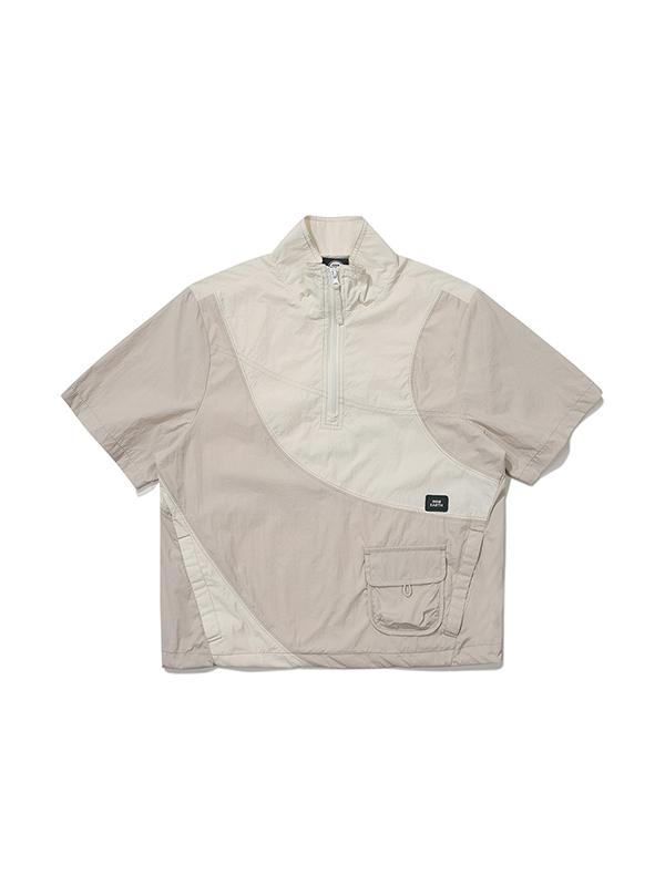 Bbc Earth Earth Stitch Short Sleeve Anorak_Ivory