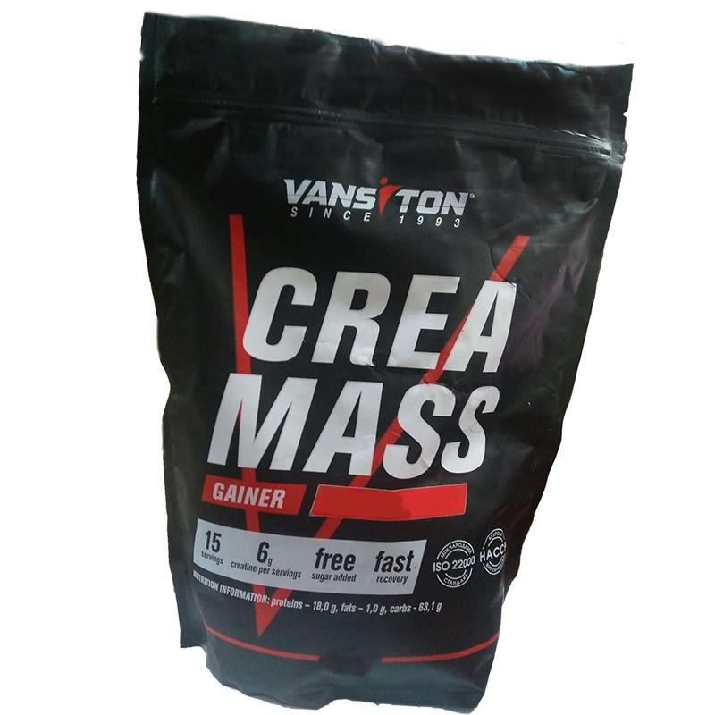 

Гейнер для набору ваги, CreaMass, Ванситон (30173002) 900g Strawberry