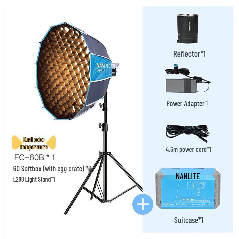 NANLITE FC-60B Portable LED Fill Light