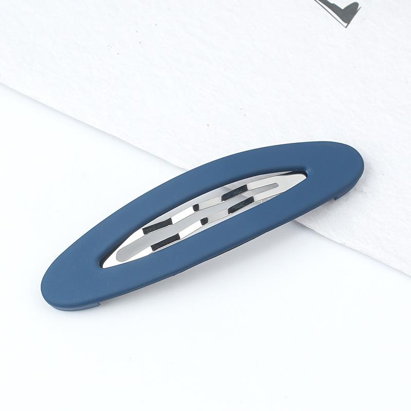 Oval Matte Word Clip Korean Version Side Hairpin Bangs Broken Hair Clip Headgear Women