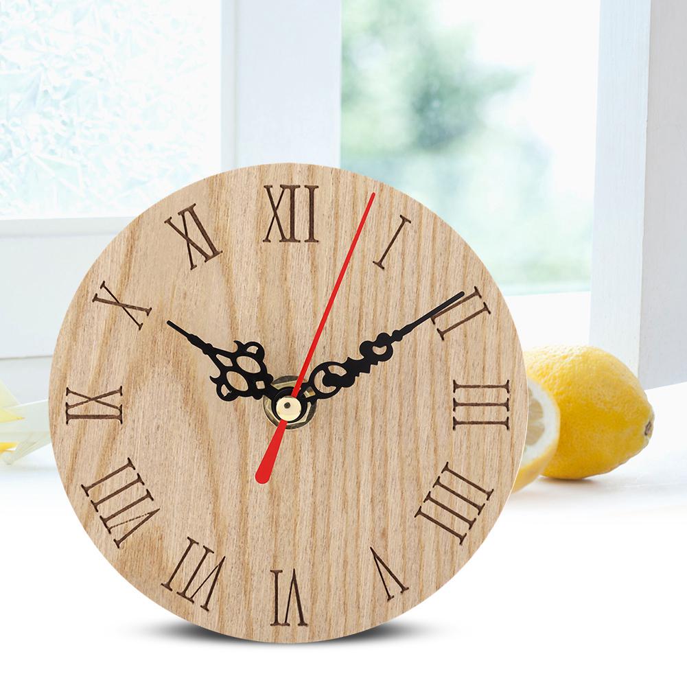 Wooden  Analog Display Decor Garden Hallway Outdoor Hanging Wall Clock (33cm)