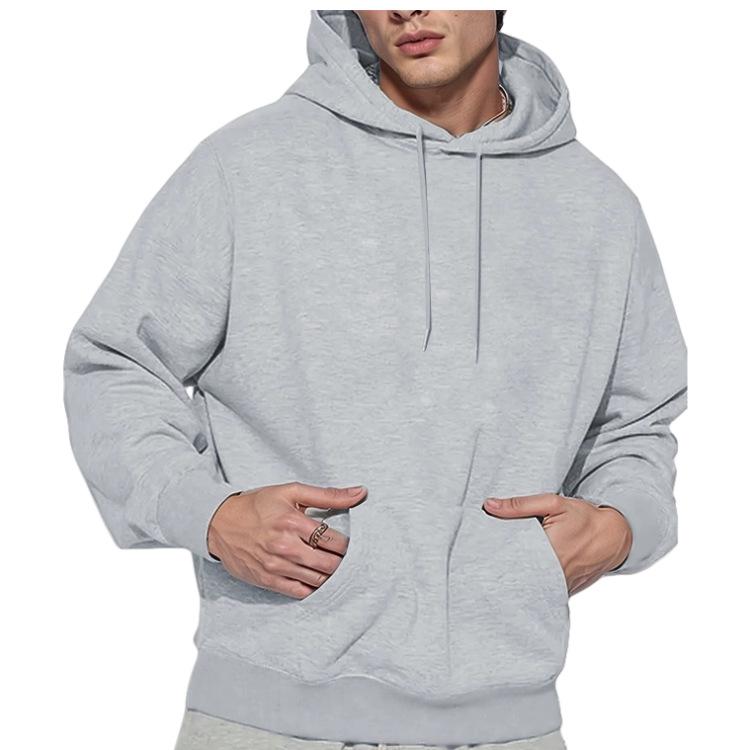 Men's Trendy Hoodie: Team & Class Uniform, Youthful Campus Style, High-End Autumn/Winter Wear for Couples