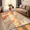 Area Rug Artistic Abstract Ocean Wave Gradient Modern Coastal Decorative Indoor Floor Carpet for Living Room Bedroom Home Decor