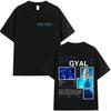 Punk Y2K Clothing Bad Gyal Album Tour Double Sided Print Graphics Tees Oversized Hip Hop T Shirt Casual Style Comfortle Unisex