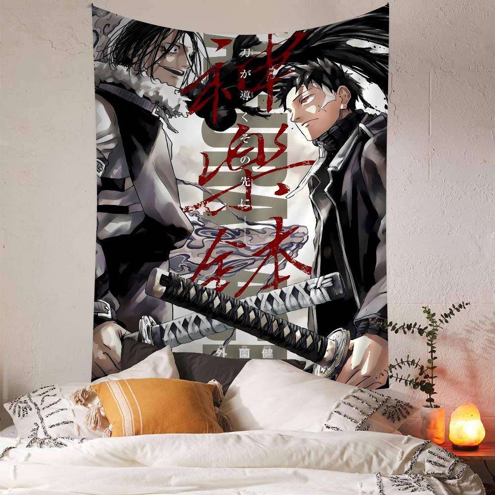Anime Kagurabachi Hanging Bohemian Tapestry Cheap Hippie Wall Hanging Bohemian Wall Tapestries Mandala Wall Hanging Home Decor