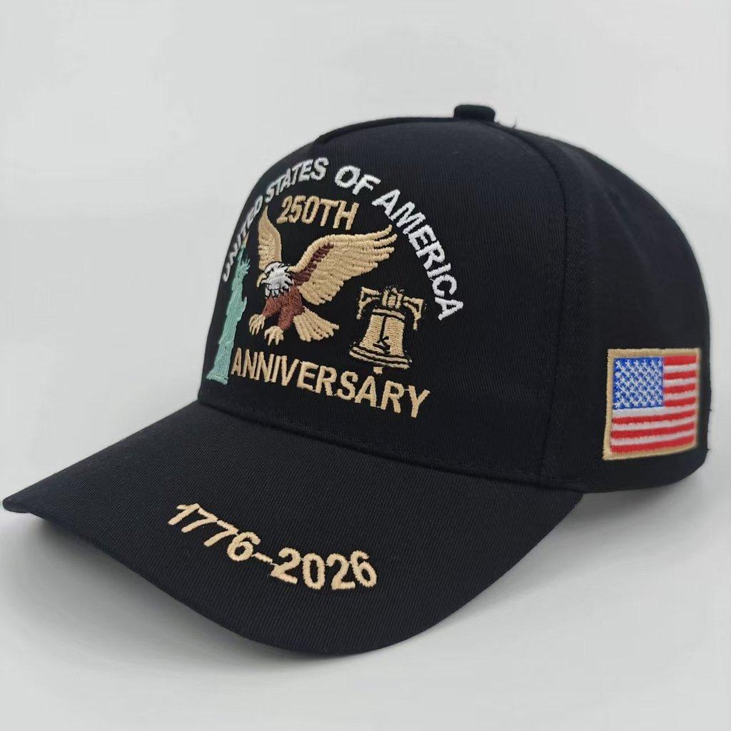 Independence Day Embroidered Baseball Cap With Sun Protection For Outdoor Activities