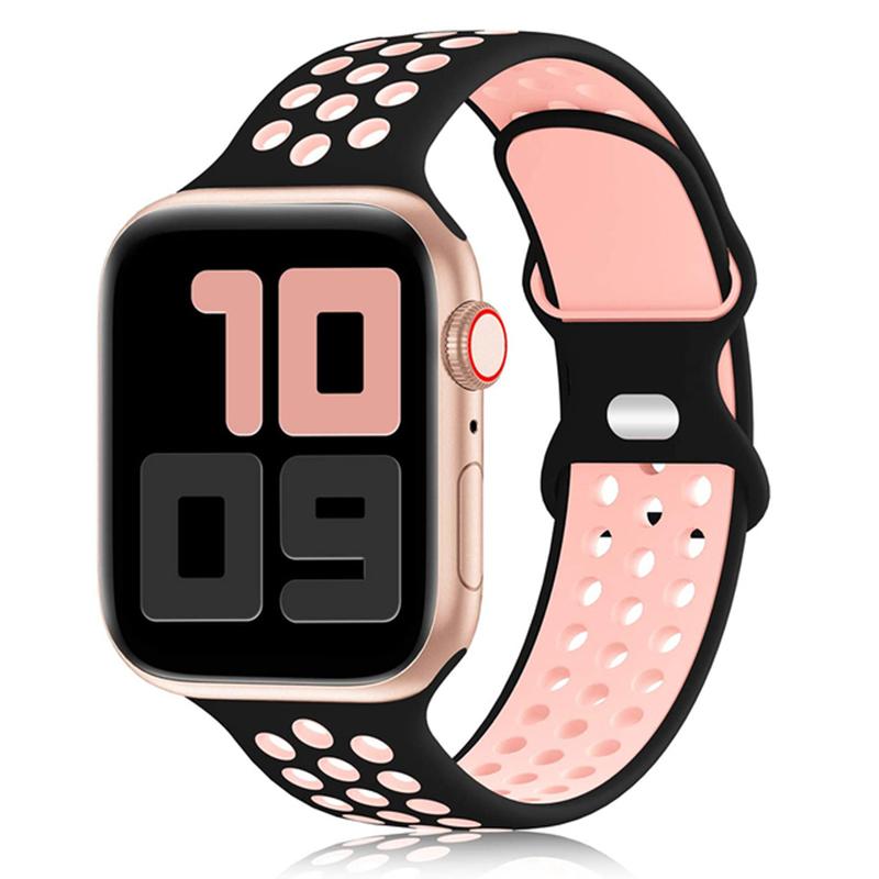 Silicone Strap for Apple Watch Band Ultra2 49mm Series 9 8 7 41mm 45 Mm 38mm 42mm Sport Bracelet iWatch 7 6 SE 5 4 3 44mm 40mm