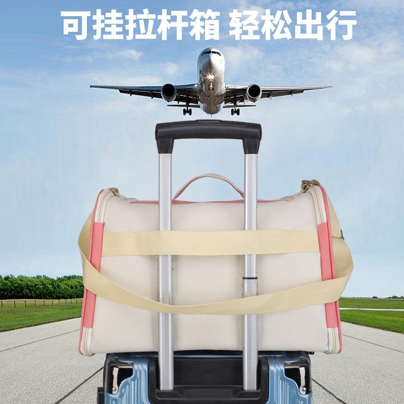Cat Bag for Outdoor Use Portable Large Capacity Cat Carrying Portable Dog Diagonal Shoulder Bag