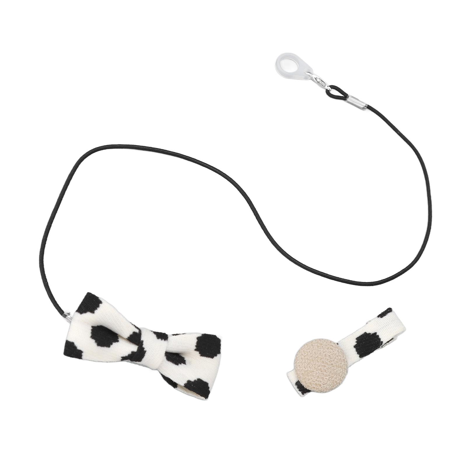 

Hearing Aid Anti Lost Lanyard Single Ear Good Fixation Black White Hearing Aid Holder for The Old