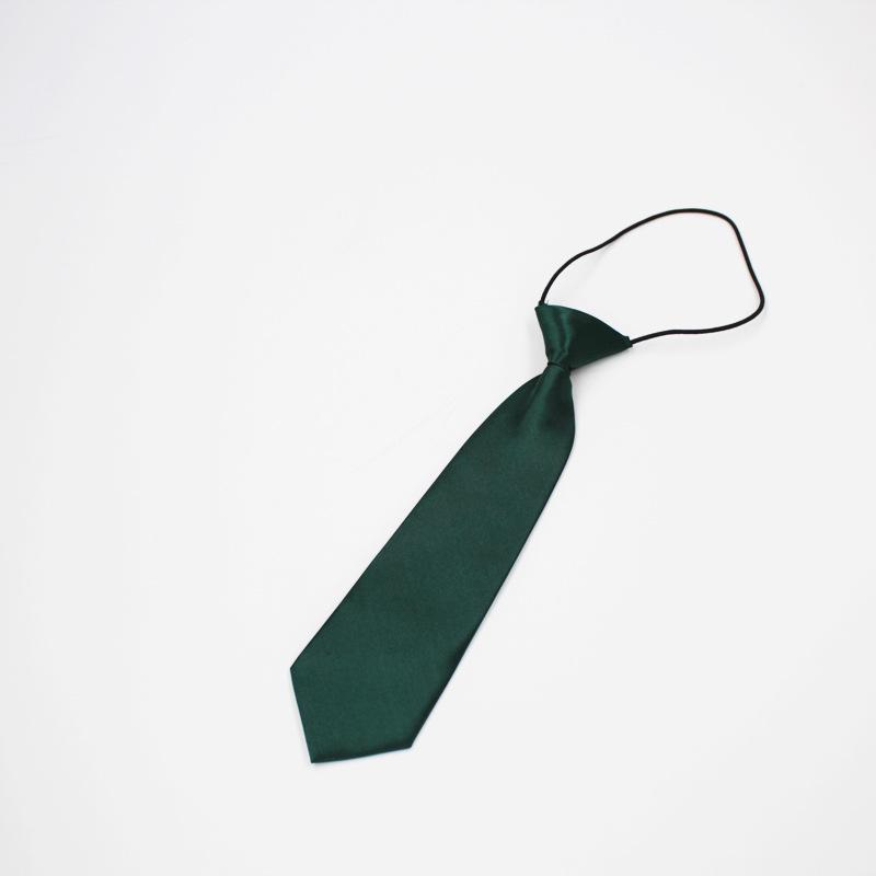 Korean Style Solid Color Elastic Tie for Kids - Trendy, Shiny, and Short