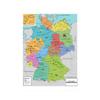 Německá mapa Německa s politickým rozdělením Obrázky Malby Mapa Domácí nástěnná dekorace, Cestovní/Vzdělávací pomůcky