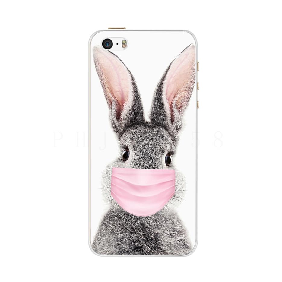 Case For iPhone 5 5S SE Case Silicone Soft TPU Cute Cartoon Pattern Protector Shell For iPhone 6 6S 5 iPhone6S Case Cover Fundas