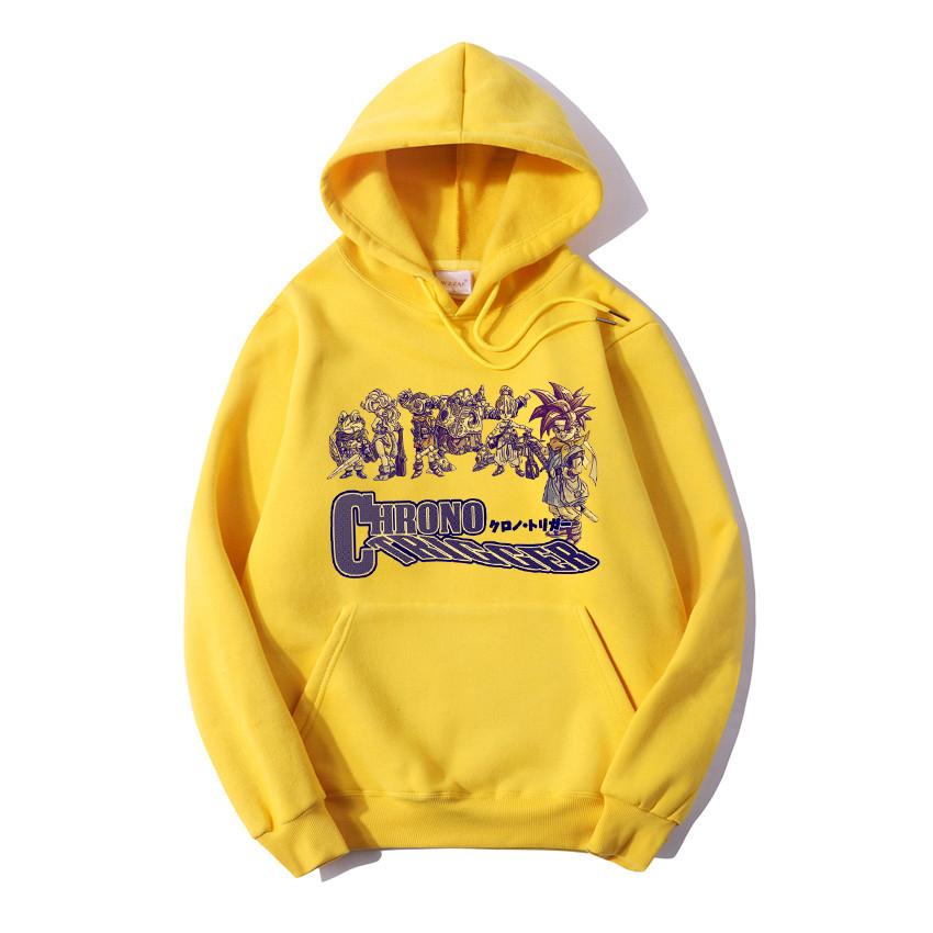 Chrono Trigger Printed Pullover Hoodies Sweatshirts  unisex Warrior with Sword Casual colorful Hooded Harajuku Oversized Hoodie