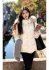 2026 Women's Slimming Hooded Cotton Jacket with Fur Collar - Winter Fit, Thickened, Petite Outerwear