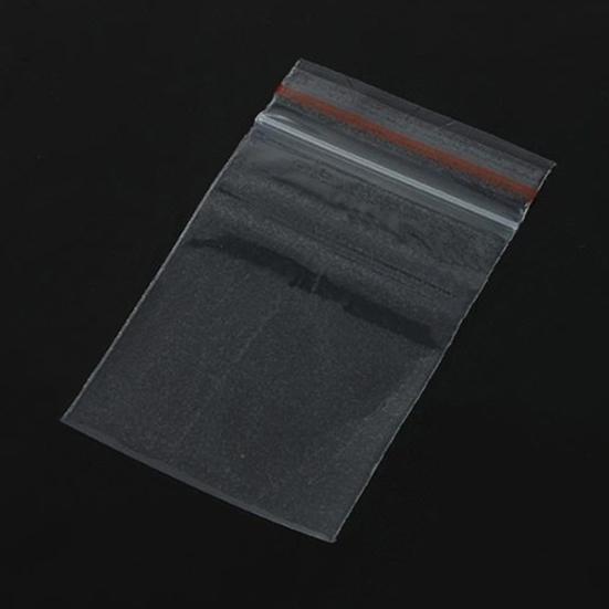 100 vnt. uždaromi plastikiniai maišeliai su savaime užsispaudžiančiu uždarymu, permatomi polietileno maišeliai papuošalams laikyti