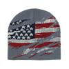 Cold Hat Men's Winter New Pullover Hat American Retro Flag Star Jacquard Knitted Hat Ear Protector Wool Hat