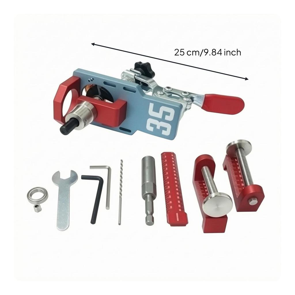 Angled-Hole Drilling Jig Rigid Angle Guide Easy to Use for Woodworkers