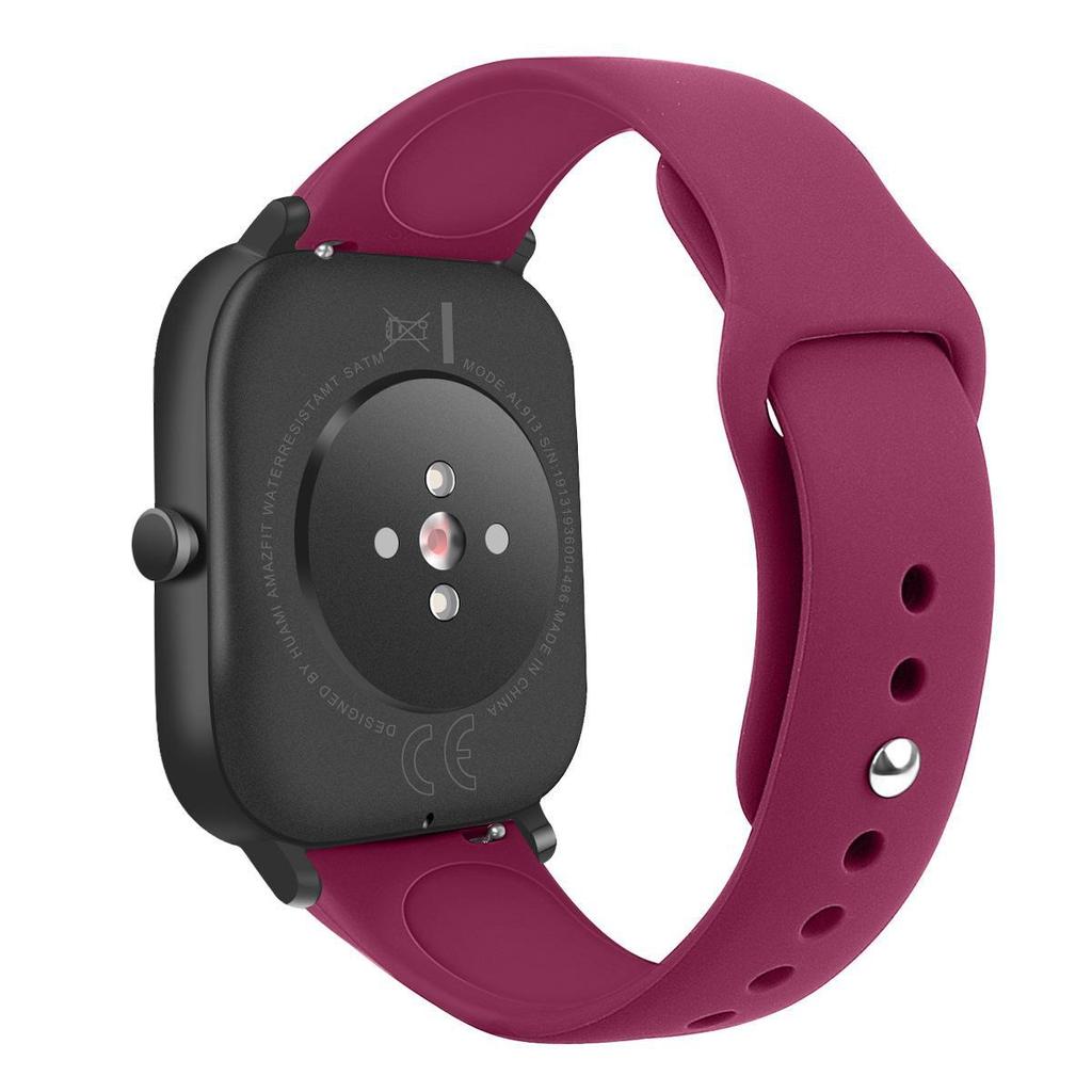 Compatible with Huami Amazfit GTS Youth Edition: Bip 20mm Reversible Buckle Fashion Silicone Strap