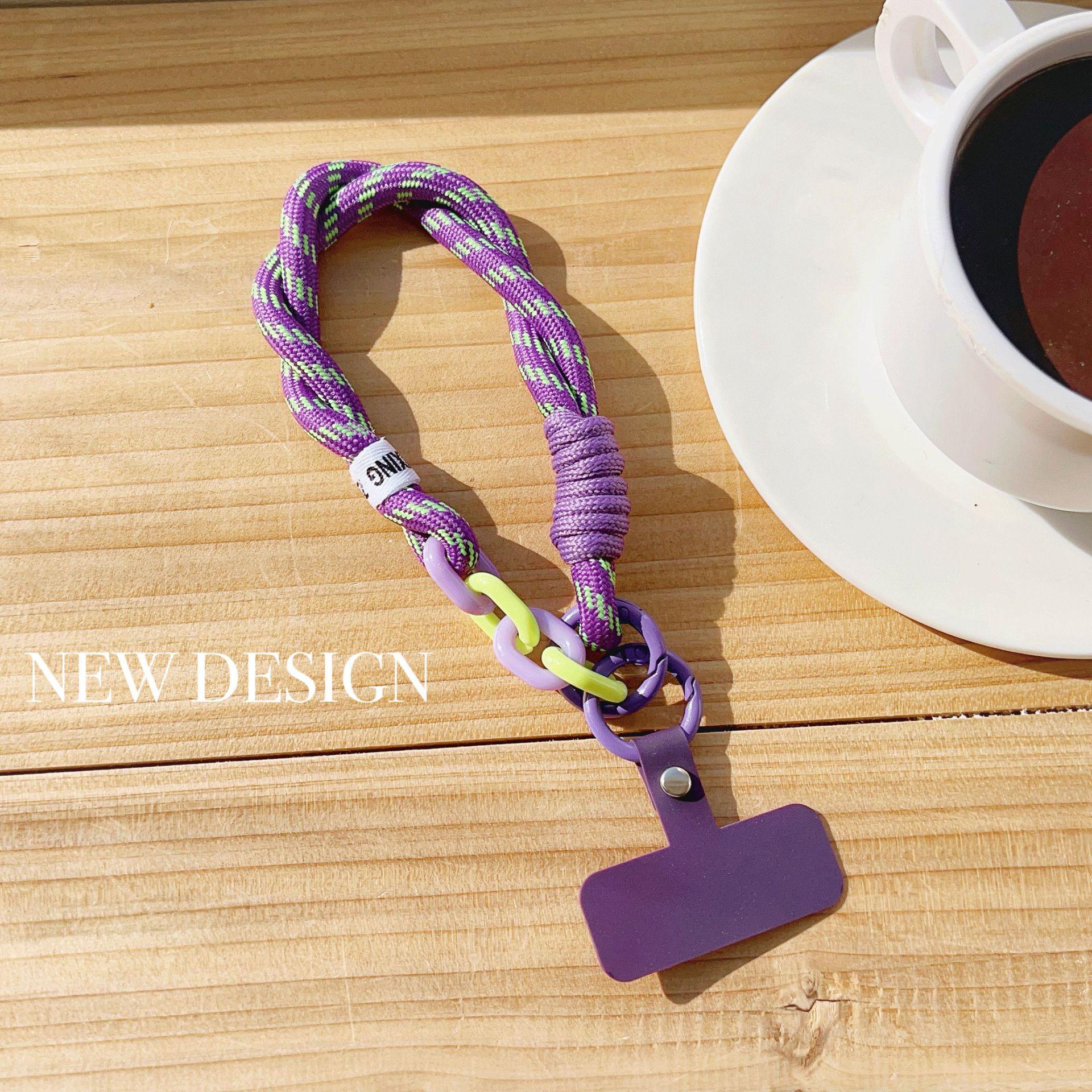 

Креативный дофаминовый шнурок для телефона: Прочная цепь-веревка против потери