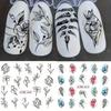 Nail Sticker Flower Water Transfer Nail Decal Wraps Nail Art Tips Manicure Decor