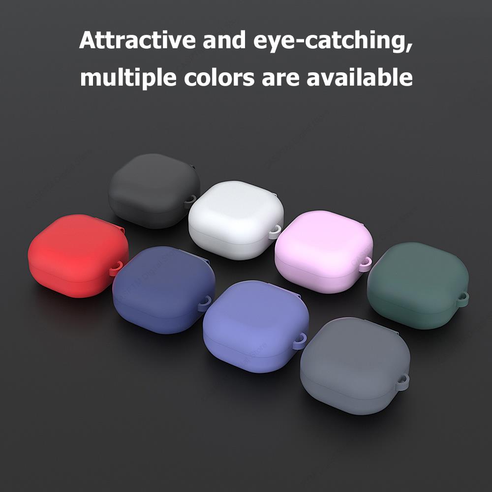Silikoninis ausinių dėklas, skirtas Samsung Galaxy Buds 2 Pro FE Funda Galaxy Buds Live Apsauginis dėklas, skirtas Samsung Buzz 2 Bud2 Pro Dangtelis