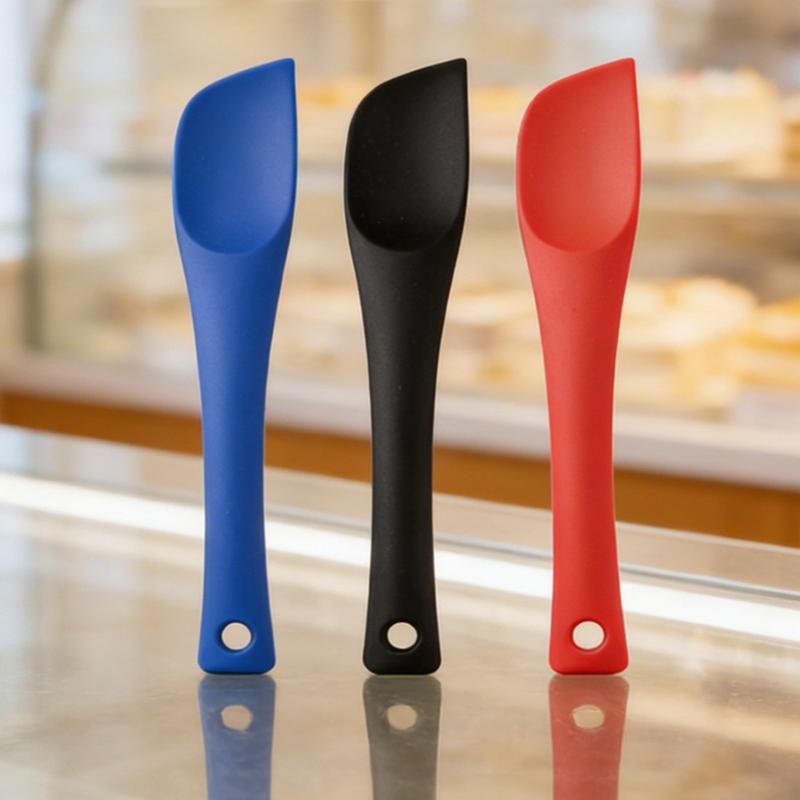 Kitchen Silicone Spatula Cooking Dough Scraper Cream Butter Smoother Heat-Resistant Utensils Baking Cake Tools