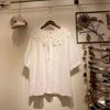 Tree Linli 1116 Summer New Women's Lapel Japanese Cotton Shirt Loose Shirt Versatile Top Literary Style Mori
