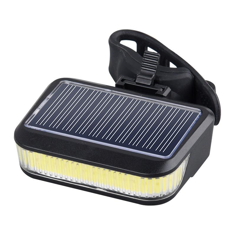 Bicycle Taillights High Brightness Cob Waterproof Mountain Road Bike Solar Outdoor Safety Warning Lights Riding Equipment