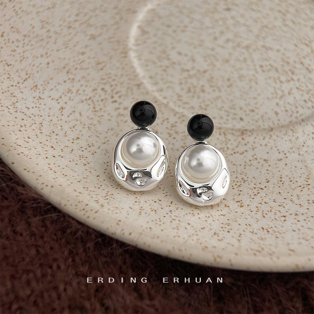 Холодный ветер игла нерегулярный жидкость сладкий новый дизайнер серьги серьги