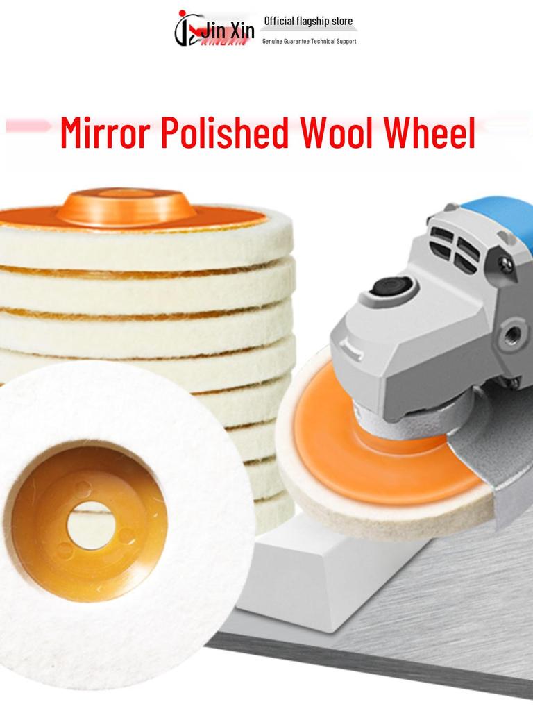 Aluminum Alloy Polishing Wheel for Angle Grinder - Metal Mirror Finish Tool for Stainless Steel