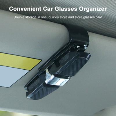 Auto-Sonnenbrillenhalter, Brillenclip, 180 Grad drehbar, Kratzschutz, einfach zu installierender Sonnenbrillenclip, Auto-Sonnenblendenzubehör