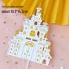 Princess and Prince Ferris Wheel Cake Topper for Birthday Decoration