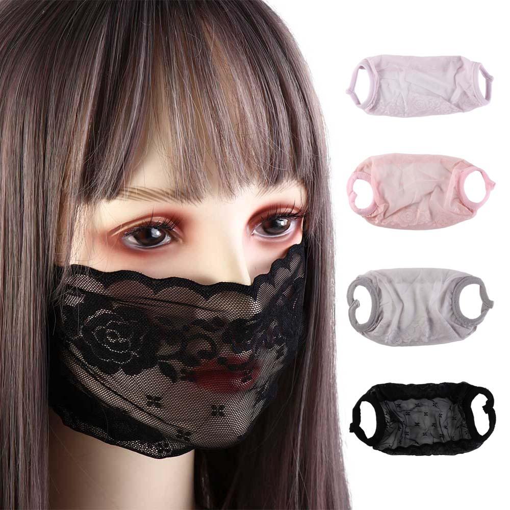 Mask For Women Fishing UV Protection Hiking Outdoor Face Cover Face Shield Lace Mask Sunscreen Mask